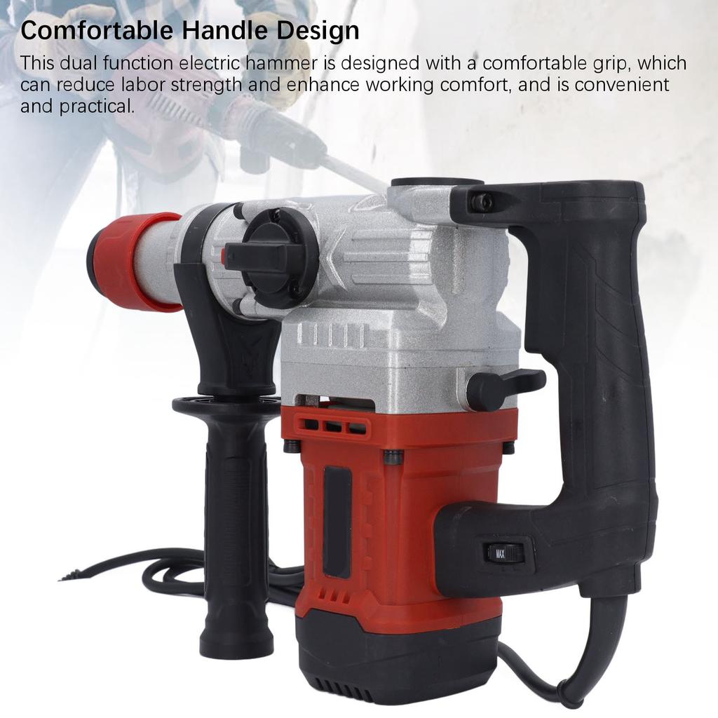 Electric Hammer Drill Dual Function High Power Concrete Rotary Hammer for Industry