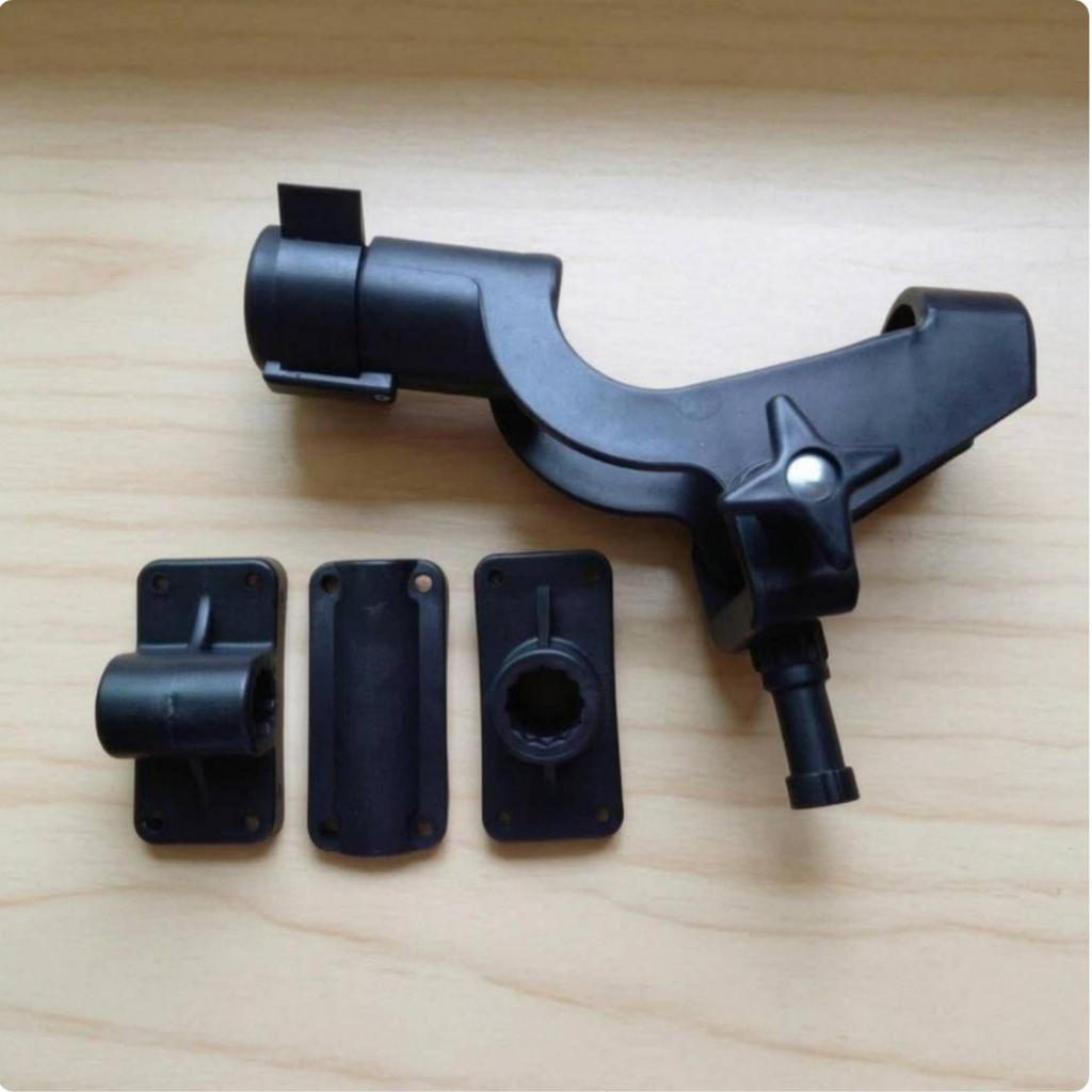 Kayak Fishing Rod Holder Adjustable Rotating Rod Holder Boat Fishing Pole Mount Easy To Install Stable Grip For Anglers