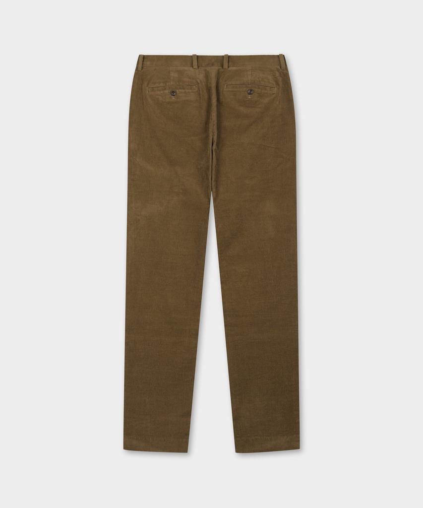 BROOKS BROTHERS Slim Fit 15W Corduroy Chino Pants (Brown) (Bbpcmnf401)