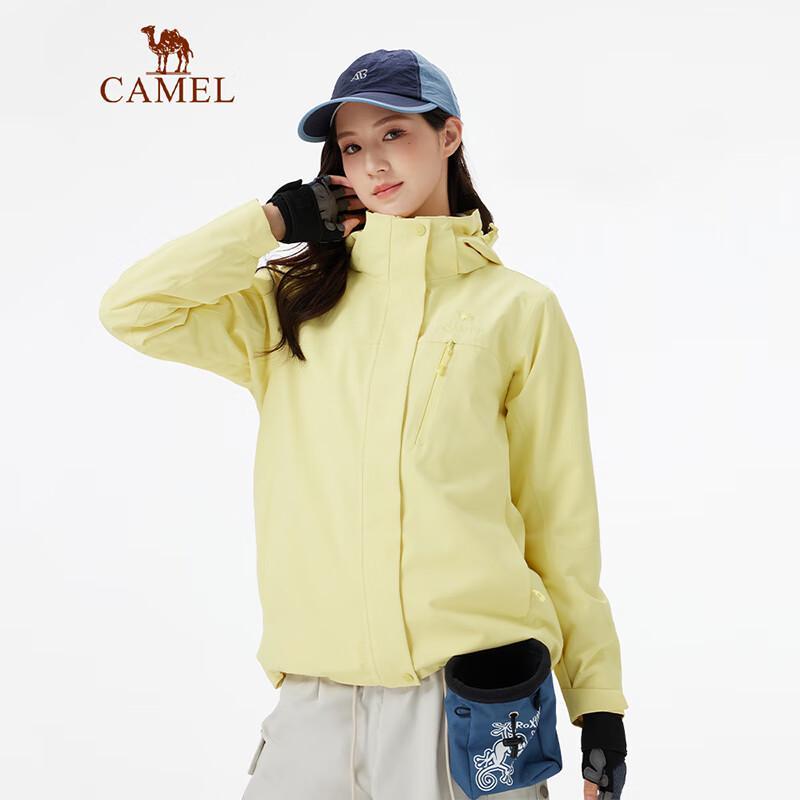 CAMEL Women's 3-in-1 Fleece Lined Outdoor Jacket A25CAFO187