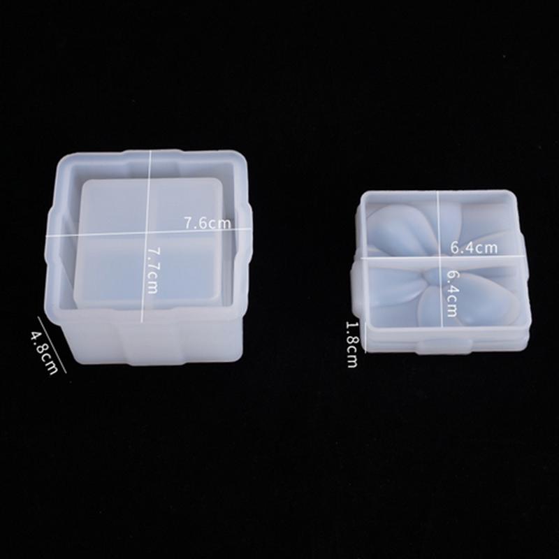 Dárková úložná krabička na šperky Bowknot Epoxidová forma Pryskyřice Odlévání forem pro kutily