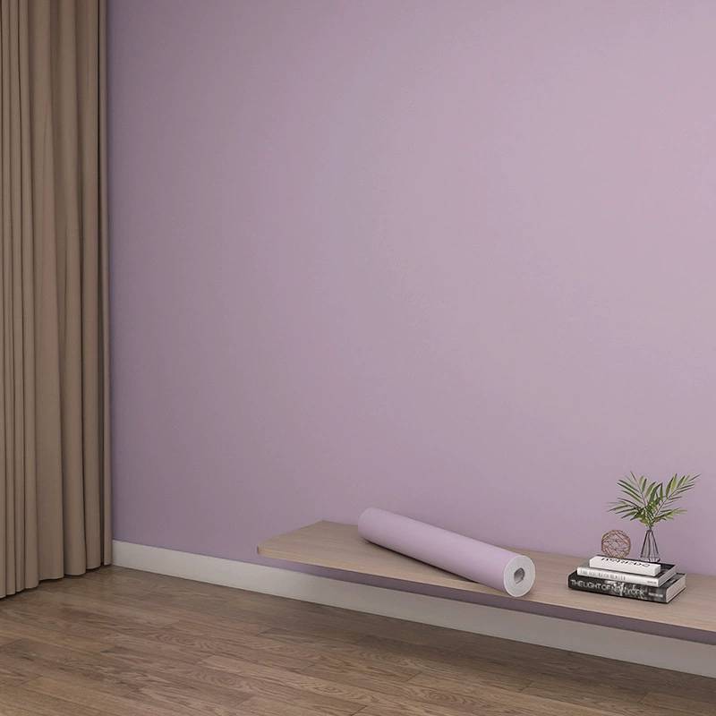 Matte Solid Color Design Dormitory Bedroom Decoration Self Adhesive Wallpaper