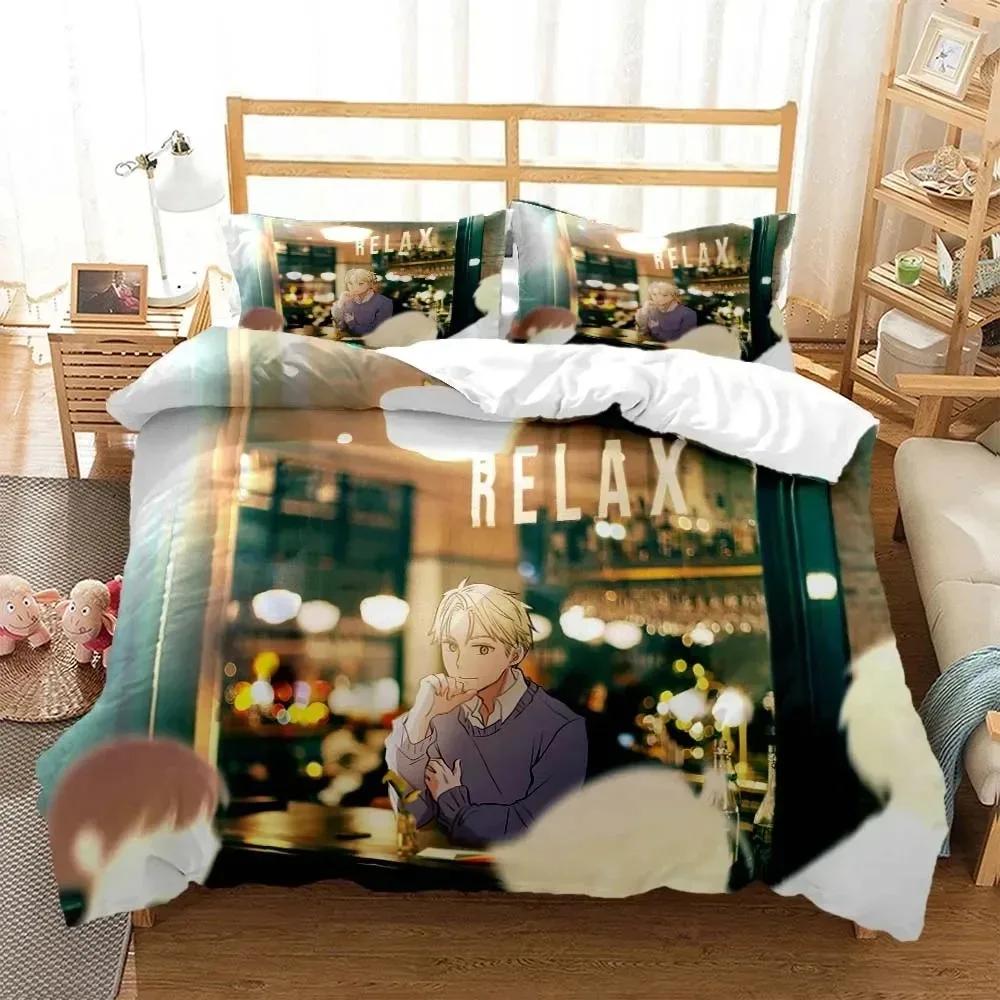 Anime Spy × Family Anya Bedding Set Boys Girls Twin Queen Size Duvet Cover Pillowcase Bed Kids Adult Fashion Home Textileextile