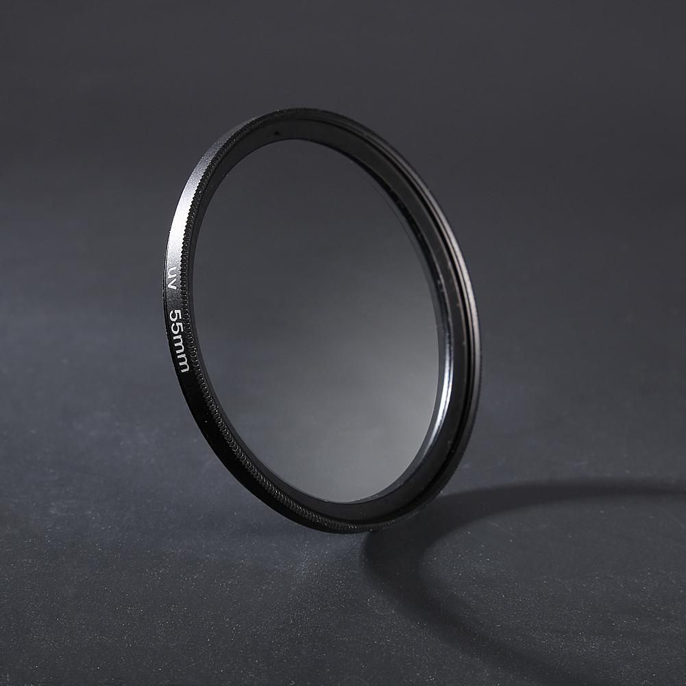 55mm UV Ultra Violet Filter Glass Lens Protector for Canon Sony Nikon Pentax
