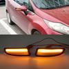 LED Dynamic Turn Signal Light Side Mirror Sequential Indicator Blinker Lamp for Ford Fiesta MK6 VI /UK MK7 2008-17 B-Max 2012-17
