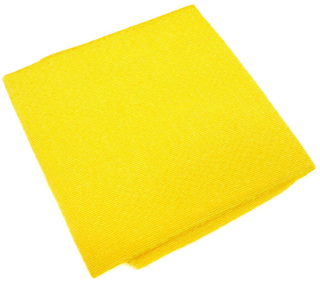 INAZUMA Kyoto Chirimen Plain Cut 23cm x Craft Supplies Cloth, Approx. 33cm, Col. 73, Yellow/Orange,
