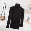 Women's High Neck Slim Fit Knitted Pullover Sweater - Long Sleeve Solid Base Layer for Autumn/Winter (2025 Bestseller)