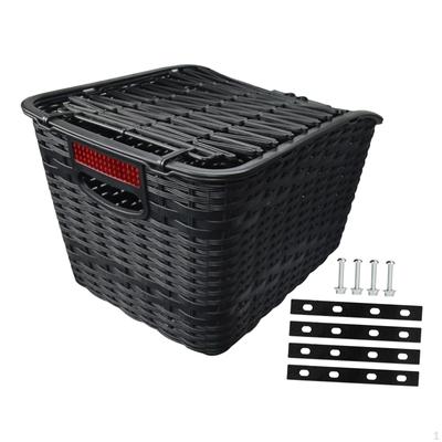 Bike Basket Rear Luggage Storage Waterproof Cover Large Capacity Carrying Cargo Bicycle