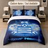 Custom Bedding Set Queens Park Rangers FC Pattern, Print Name Text 1 Duvet Cover Plus 2 Pillowcases Home Textile