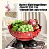 Snacks Bowl Christmas Decoration Large Capacity Dessert Dish for Party Use Home Decoration Kitchen Tableware