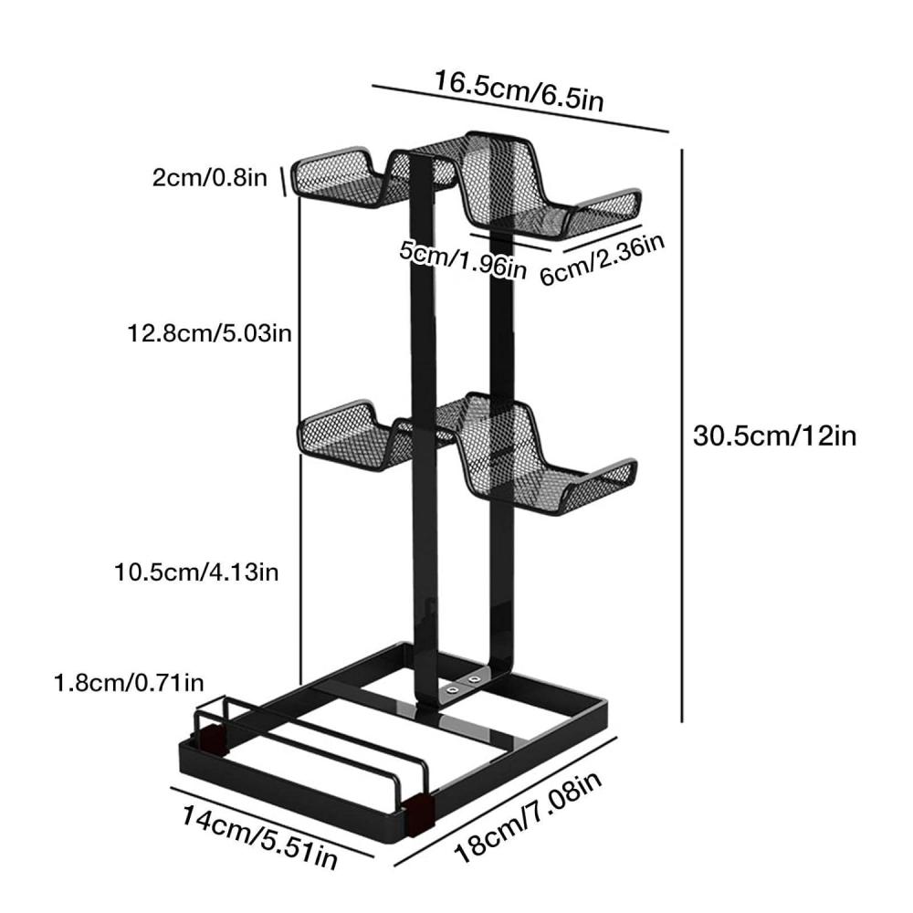 Držák ovladače 2 vrstvy na stůl, držák na sluchátka, stojan na herní ovladač, stojan na ovladač Herní příslušenství
