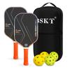 T700 Carbon Fiber Pickleball Paddles Professional Full Set Indoor Outdoor Play