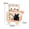 Ice Ecofriendly Wooden Cream Toy Cart For Kids Interactive Play Creativity And