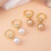 Luxury Women's Zircon Pearl Earrings – Stylish Pendant Dangles for All Face Shapes