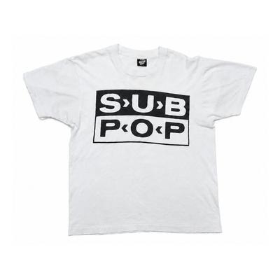 T-shirt logo Sub Pop Records vintage des années 1990
