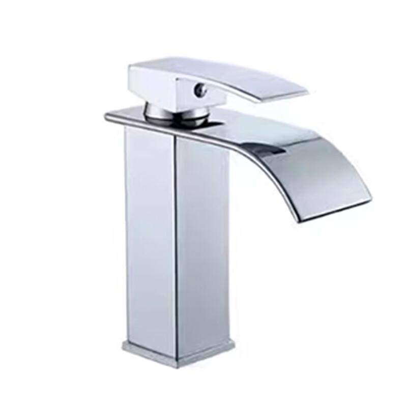 Handon Black Waterfall Basin Mixer Tap