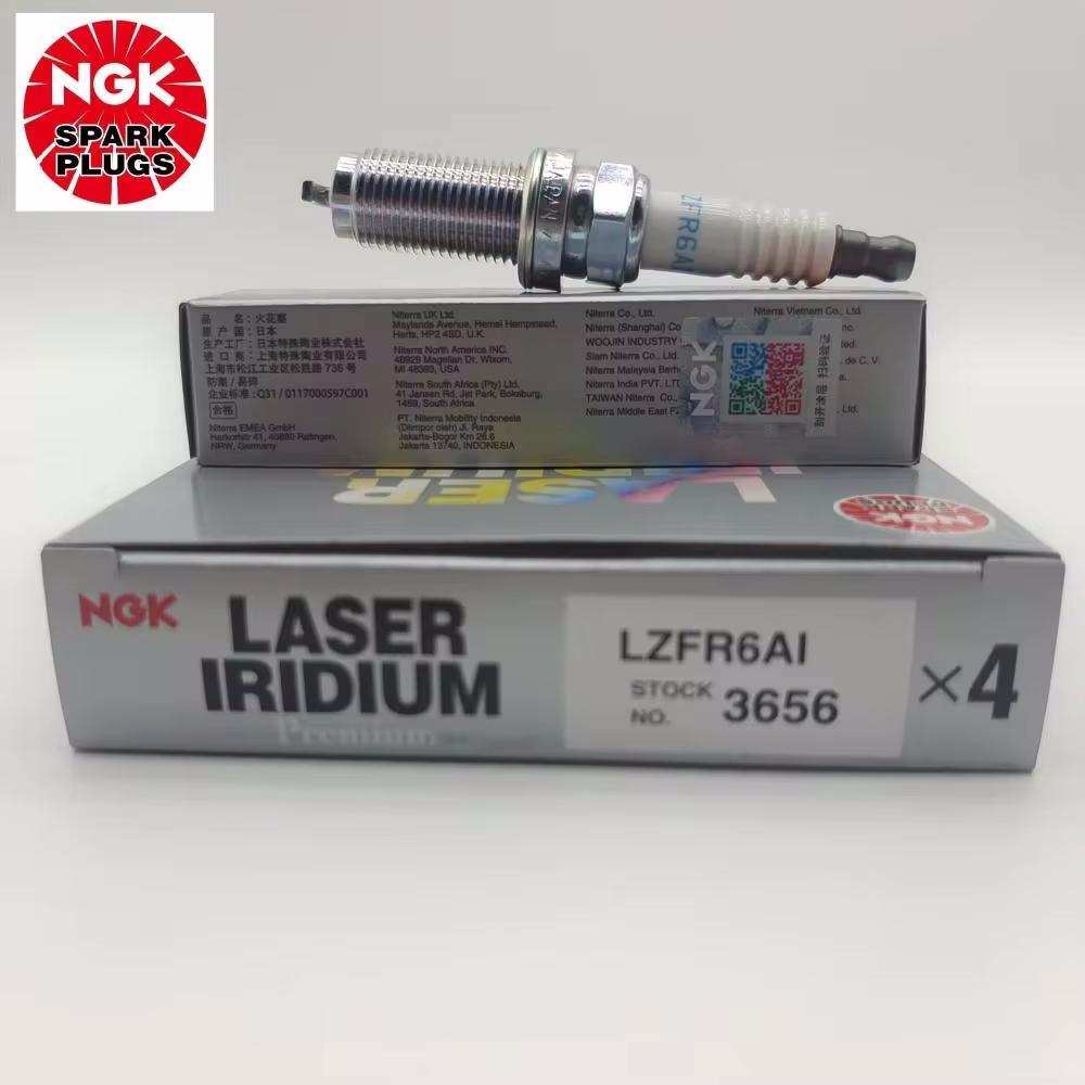 

4 шт. Оригінальна лазерна іридієва свічка запалювання LZFR6AI 3656 для Mitsubishi Eclipse Grandis LANCER Galant BYD F6 S6 M6 GWM V80 H62.4L 4Pcs