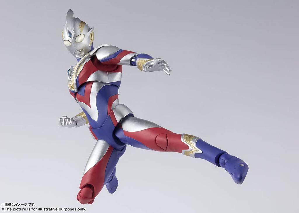 TAMASHII NATIONS Ultraman Trigger Multi Type 150mm malovaná pohyblivá figurka SHFiguarts cca. PVC a ABS