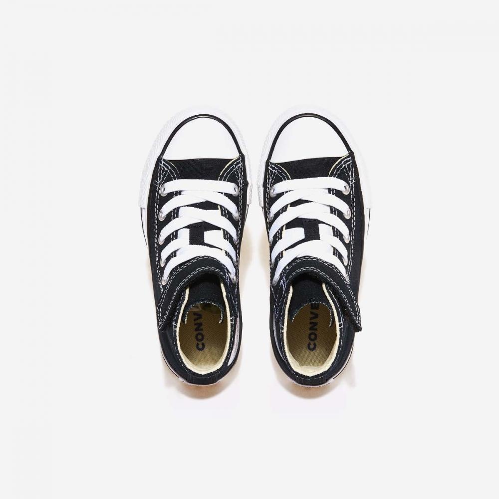 Converse Chuck Taylor All Star 1 Velcro High  Black Natural White 