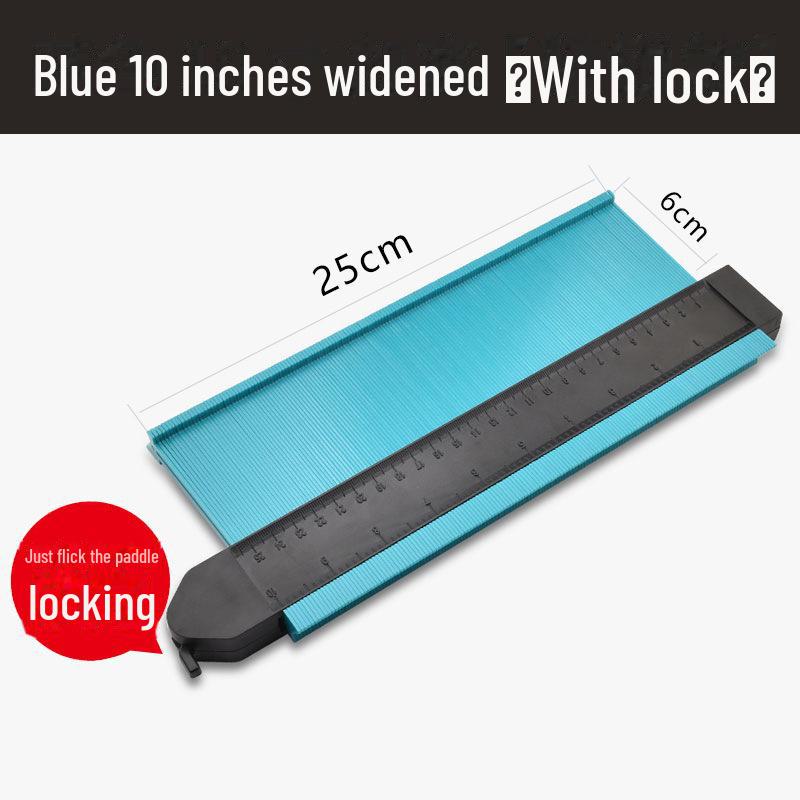 Multifunctional Contour Measuring and Profiling Gauge for Woodworking and Irregular Shapes