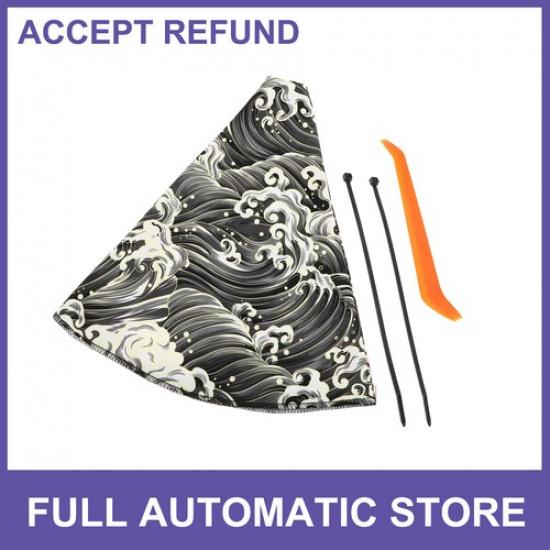 Set Universal Car Gear Shift Stick Gaiter Black Polyester