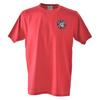 Sinacova Short Sleeve Cotton Crew Classic 10000530 Size L Men's T-Shirt, 100% Jersey, Neck, Color-Coordinated Stitching, Simple, Style, (Red),