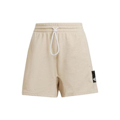 Shorts Femininos Studio Lounge para Esportes Bege Botânico Mel Streetwear Feminino HE3092