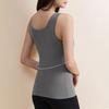 Bottoming Vest Warm Thermal Inner Wear with Built-In Bra Seamless Design Soft Touch Comfortable Layering Winter Undershirt
