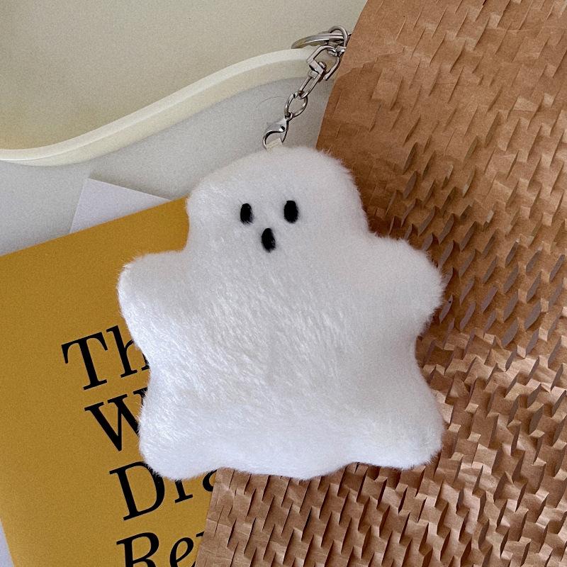 

Halloween Hot Cartoon Creative Little Ghost Plush Doll Cute Soft Stuffed Plush Pumpkin Head Keychain Pendant Kids Halloween Gift
