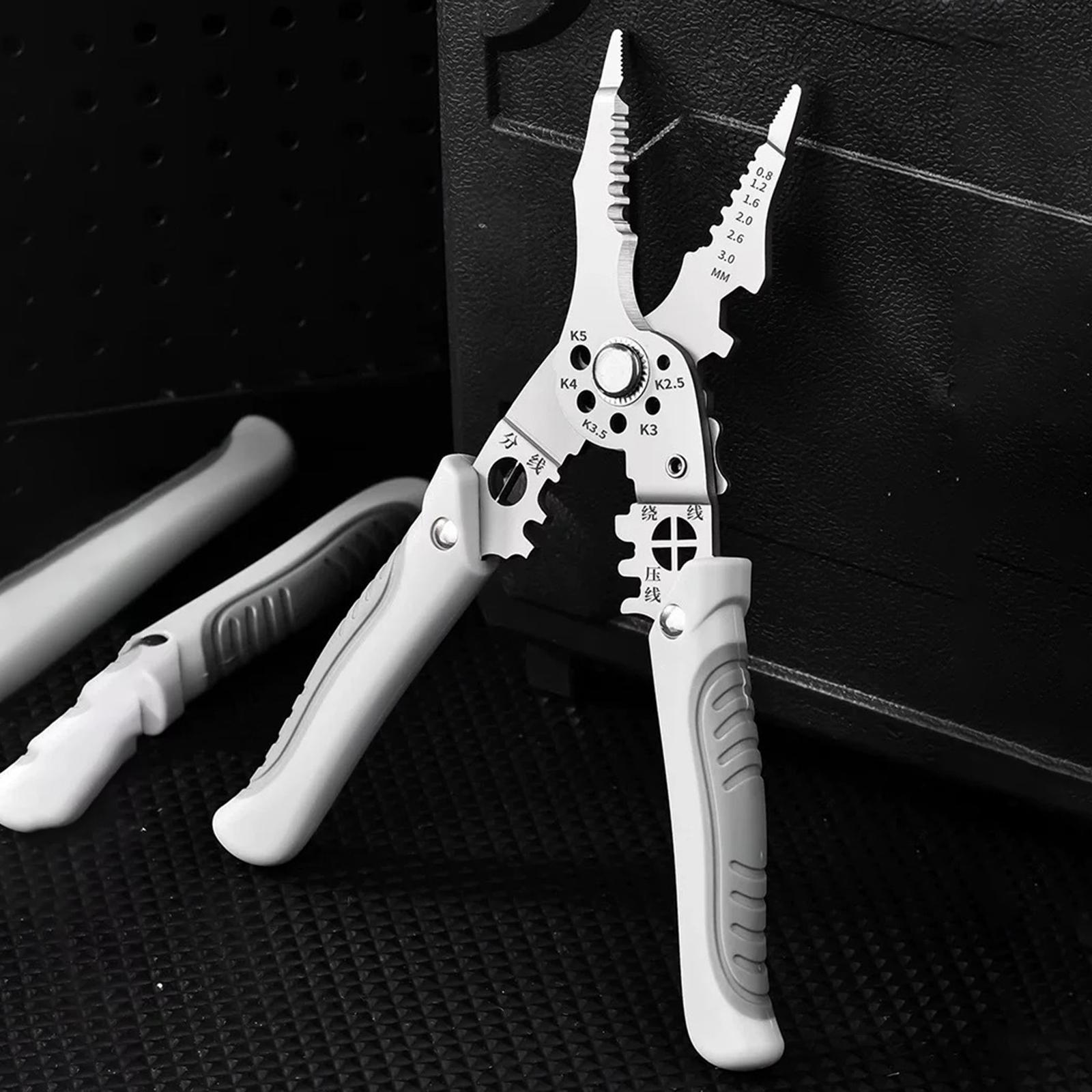 

Инструмент для зачистки кабеля, портативный многоцелевой инструмент, разделение серый