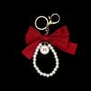 Bowknot Keychain for Women Sweet Charm Backpack Key Ring Handmade Jewelry Ornament Bags Pendants Gifts
