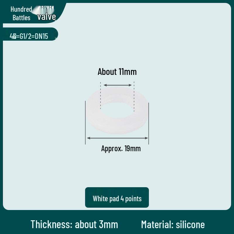 

Силиконовое уплотнительное кольцо – Прокладка для амортизации ударов для водопроводных/отопительных труб – Термостойкая