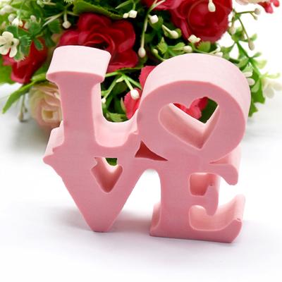 Stampi per fondente fai da te a forma di amore per San Valentino, stampo antiaderente facile da pulire per la festa di nozze