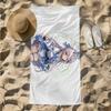 1pc Fantasy Nurse Anime Character with Angelic Aura 2D Printed Microfiber Beach Towel, Quick Dry Super Absorbent. Great for