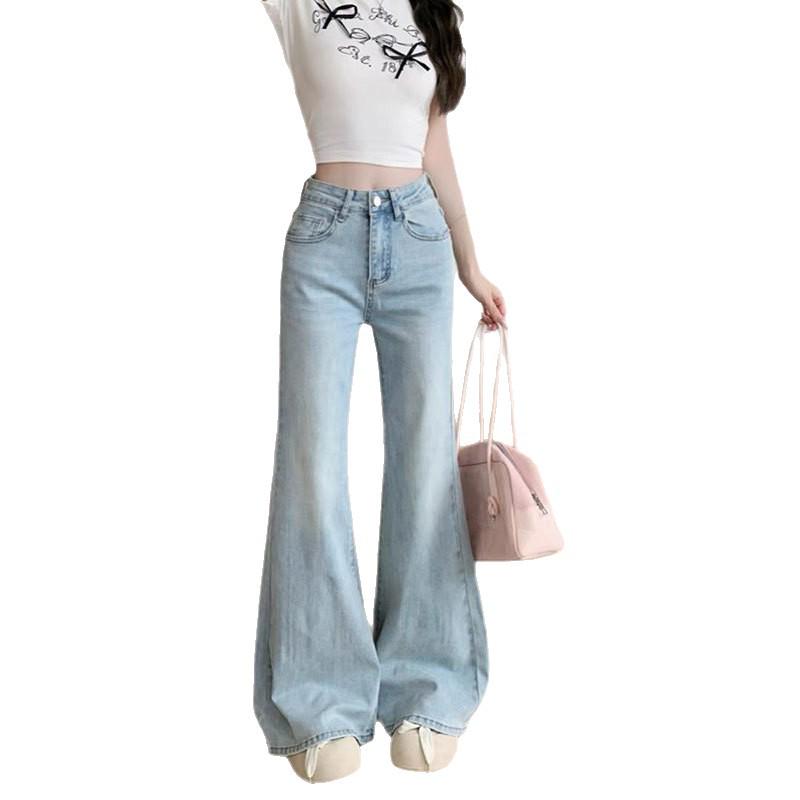 High-Waisted Slimming Retro Micro-Flare Jeans for Women - Summer 2025 Collection