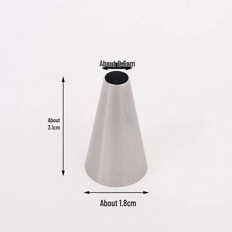 304 Stainless Steel Decorating Nozzle