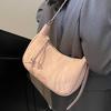 Fashion New High-end Korean Version Niche Design Messenger Bag Women's Casual Versatile Commuter Solid Color Chain Shoulder Bag