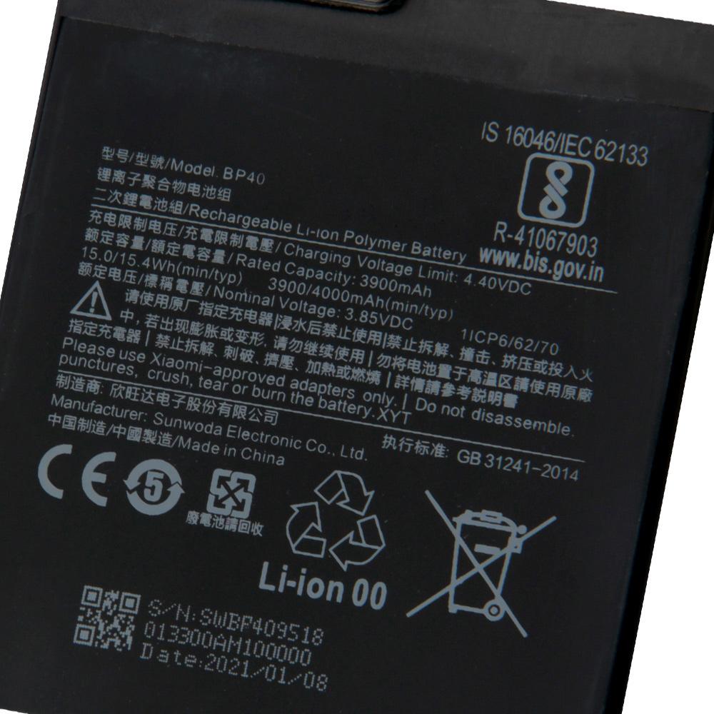 Batería de repuesto BP41 BP40 para Xiaomi Redmi K20 Pro Mi 9T Pro Mi9T Redmi K20Pro batería recargable Premium 3900mAh