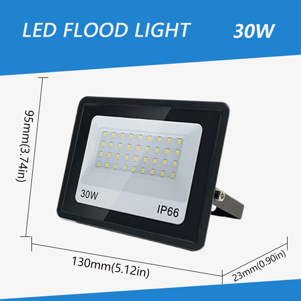 LED Flood Light 10W 20W 30W 50W 100W 150W 200W 300W Reflector Outdoor Spotlight Street Light Led Exterior Wall Lamp For Garden