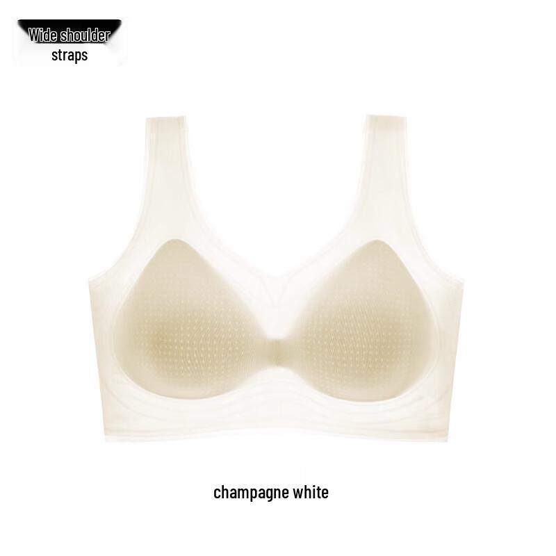 

LangSha Women s Ice Silk Wireless Sports Bra B