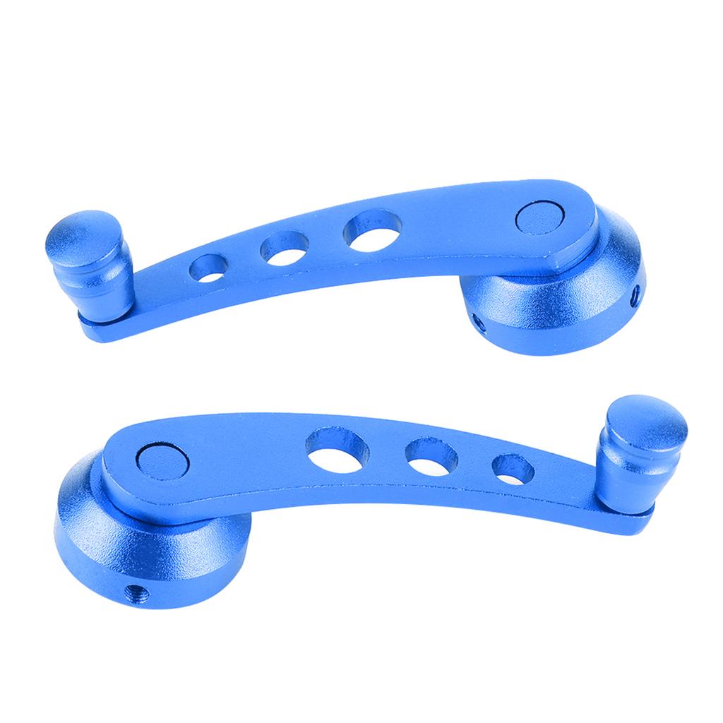 Universal Window Winder Glass Cranks Aluminum Alloy Riser Handle Car RefittingBlue
