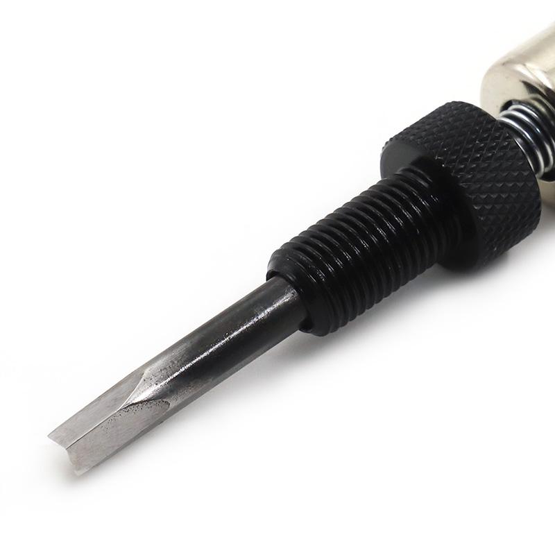 1 Stück V-Nutenfräser für DIY Lederhandwerk, V-Nutenstößel, handgefertigtes Lederkanten schärfen Werkzeug