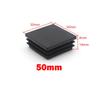 Square Plastic Black Blanking End Caps 13x13mm-120x120mm Inner Plug Cap Furniture Leg Tube Pipe Inserts Plugs Decorative Dust