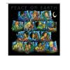 Cozy Kids Sleep Shower Curtain Multicolored Illustration Featuring Children With Pets In Bed For A Calming Nursery Ambiance (36X