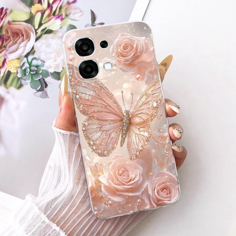 For Oppo A6 Pro 5G Case CPH2781 Cute Lion Tiger Dragon Luxury Painted Cover Soft Slim Phone Case For Oppo A6 Pro A6Pro 4G Fundas
