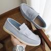 2025 New Model Men's One-Piece Slip-On Loafers, Lightweight Daily Casual Shoes