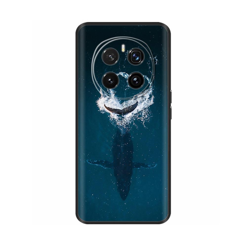 Phone Cases for Honor Magic7 Pro 5G Case Protector Heart Painted Soft Silicon TPU Bumper for Honro MAGIC 7 7Pro Cover Magic7Pro