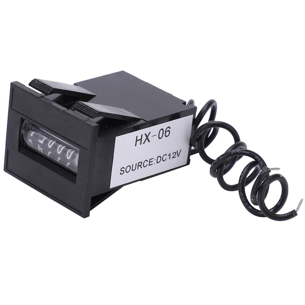 Electromagnetic Counter 6 Digits Electronic Industrial Totalizer with No Clear Function LY‑06