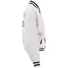 Polo Ralph Lauren SS24 Striped Detail Single-Breasted Reversible Jacket Women Jacket White 211924214-001