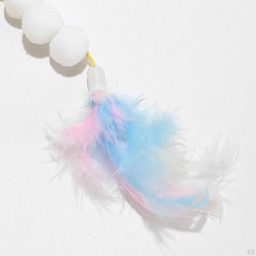 Teaser Toy Interactive Chasing Kitten for Indoor Training Elastic Hanging